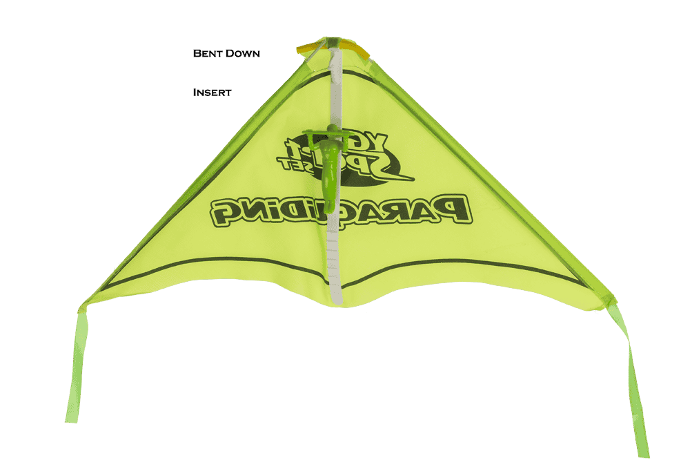 Glider with catapult, 23 x 45 cm,