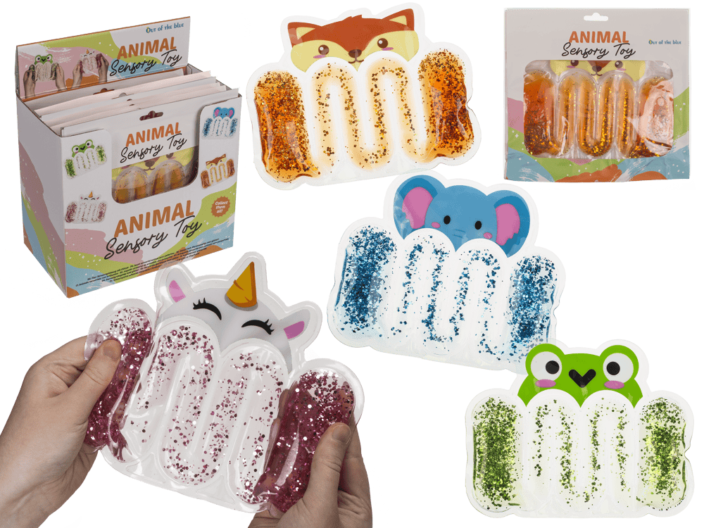 Animal Sensory Toy with Glitter,