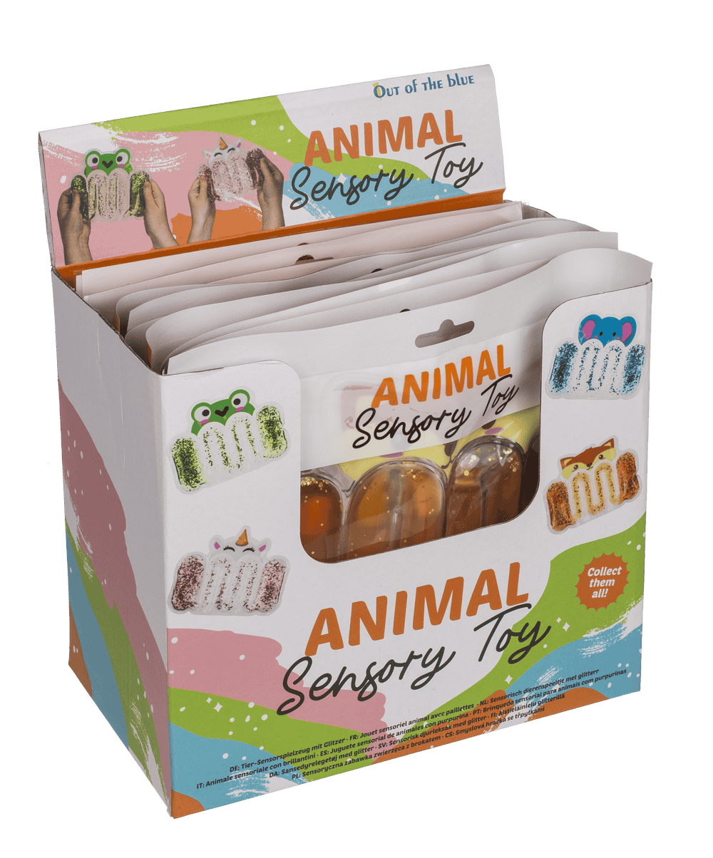 Animal Sensory Toy with Glitter,