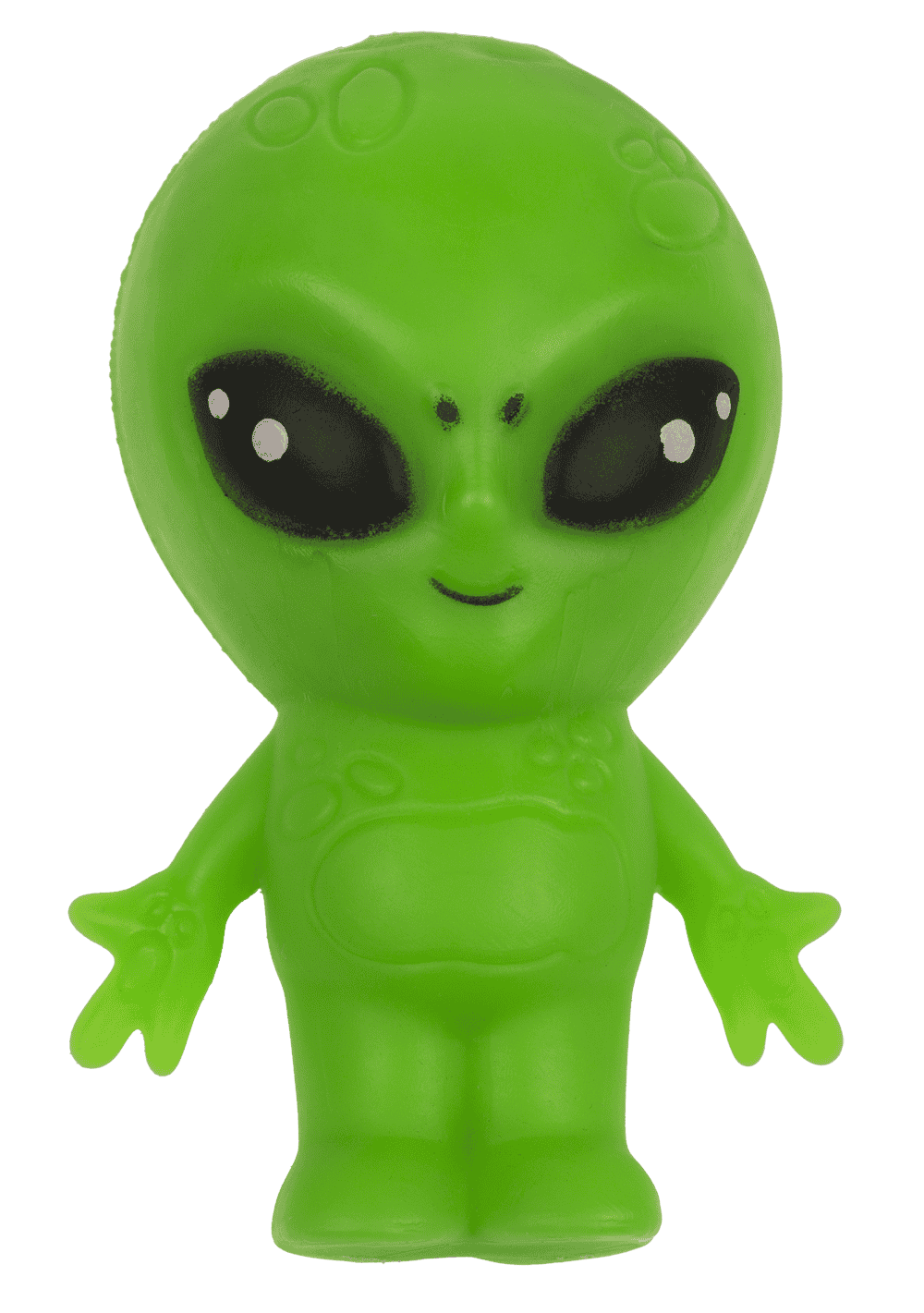 Stretchy Alien, Glow in the Dark, 8 x 12 x 6 cm,