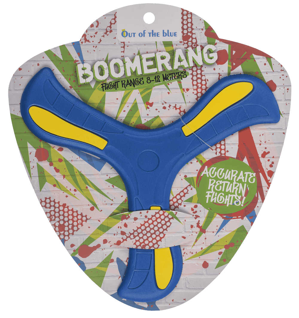 Boomerang, 8-12m range, 3 colors ass.