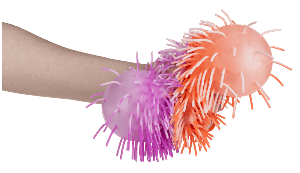 Hairy puffer ball, 15 cm,