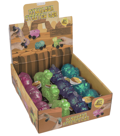 Stretch car, Dinosaur, 11 x 7 cm,