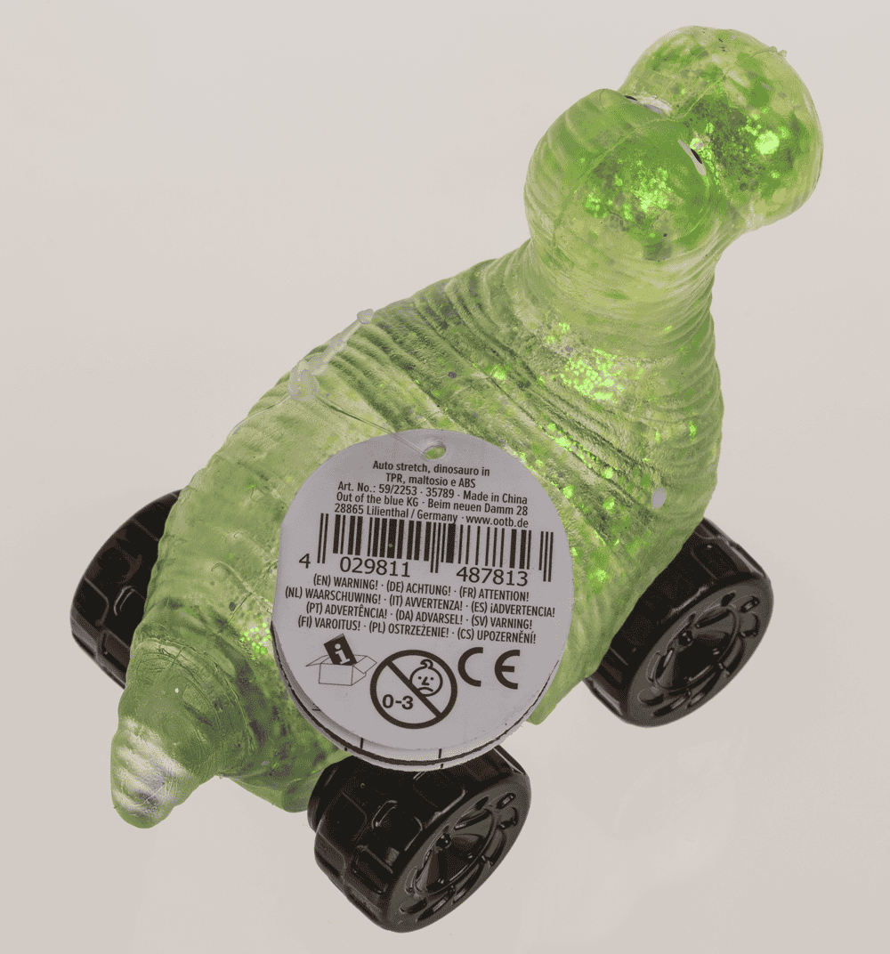 Stretch car, Dinosaur, 11 x 7 cm,