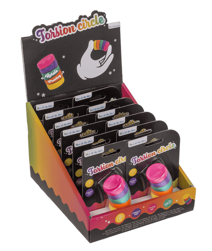 Torsion Circle, Rainbow, 3,5 x 7 cm,