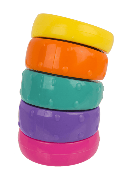 Torsion Circle, Rainbow, 3,5 x 7 cm,