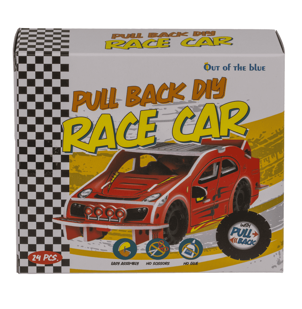 Pullback DIY Race Cars construction set,