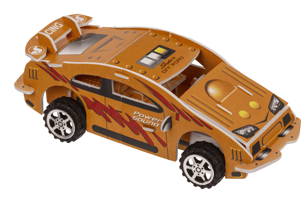 Pullback DIY Race Cars construction set,