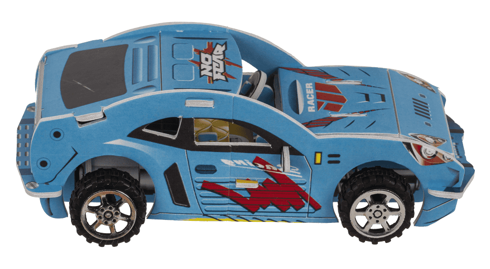 Pullback DIY Race Cars construction set,