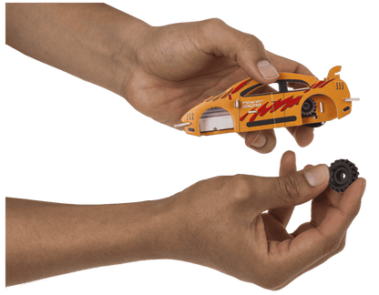 Pullback DIY Race Cars construction set,