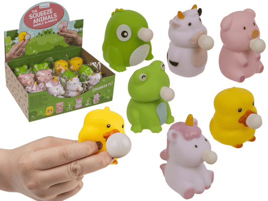 Squeeze Animals, Bubble Blowers,