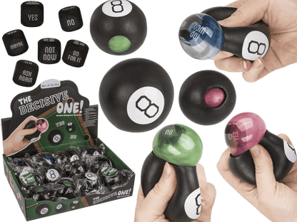 Decision Making Squeeze Ball, 8-Ball, 6,3 cm,