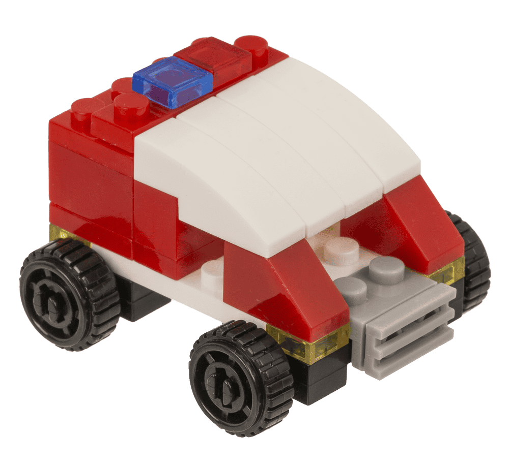 Construction blocks, Fire Engines, 9 cm,