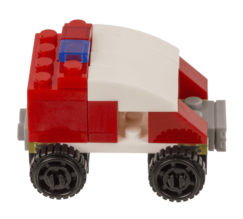 Construction blocks, Fire Engines, 9 cm,