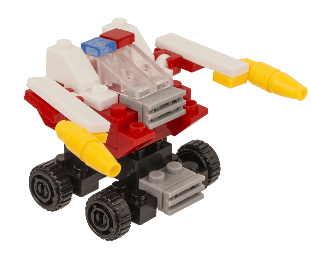 Construction blocks, Fire Engines, 9 cm,