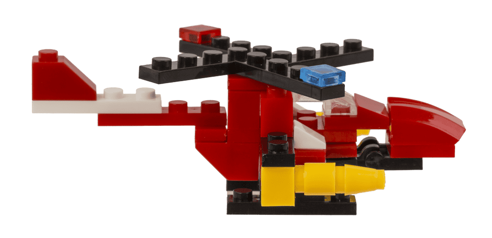 Construction blocks, Fire Engines, 9 cm,