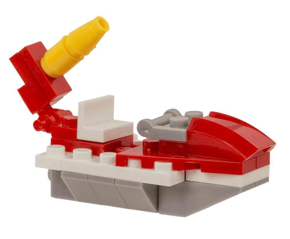 Construction blocks, Fire Engines, 9 cm,