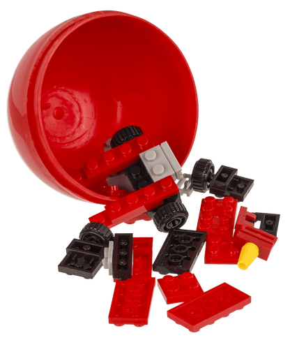 Construction blocks, Fire Engines, 9 cm,