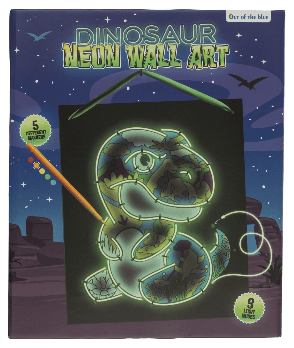 Dinosaur Neon Wall Art,