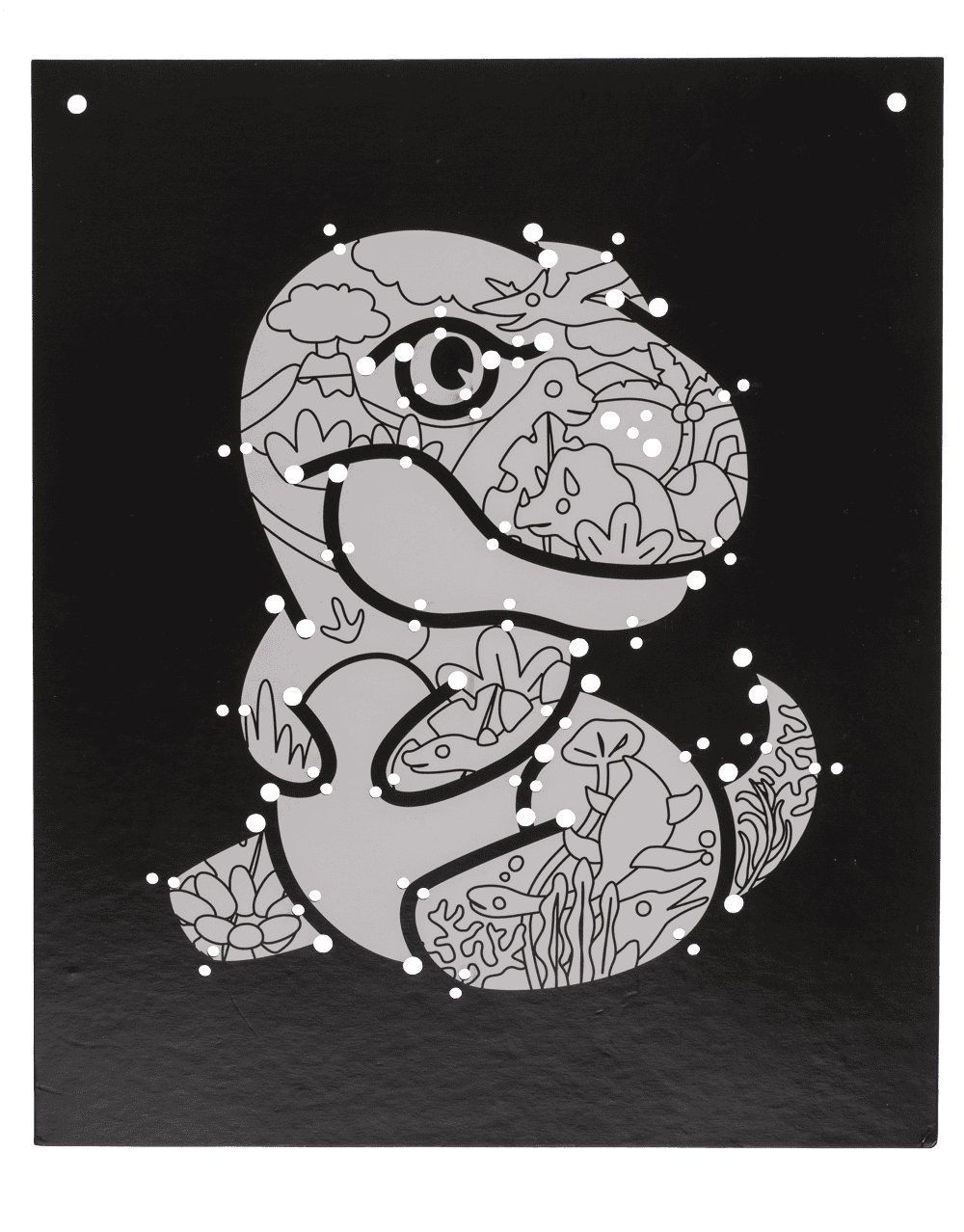 Dinosaur Neon Wall Art,