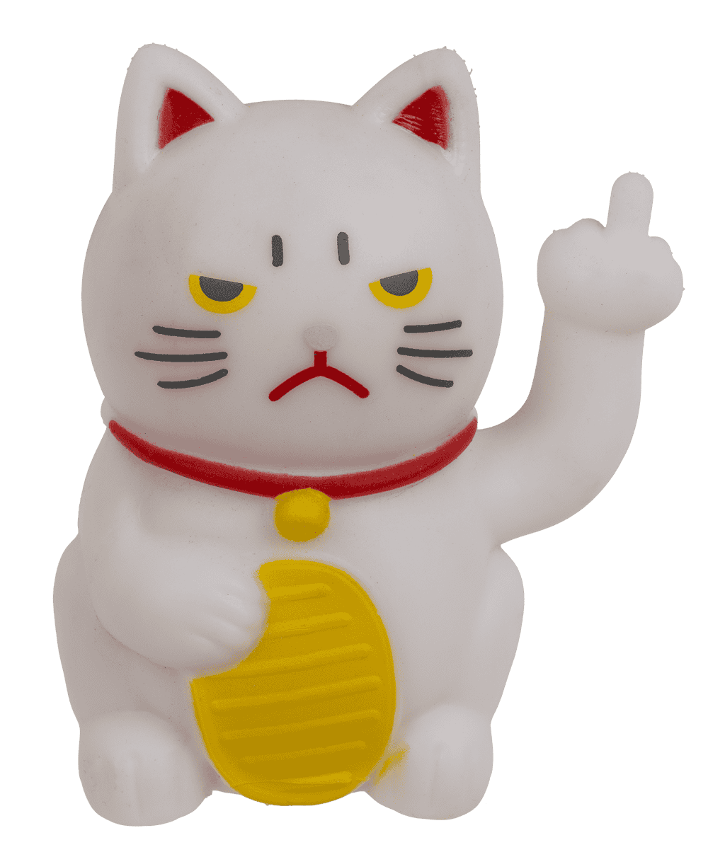 Anti stress toy, Angry Cat, 7,5 cm,