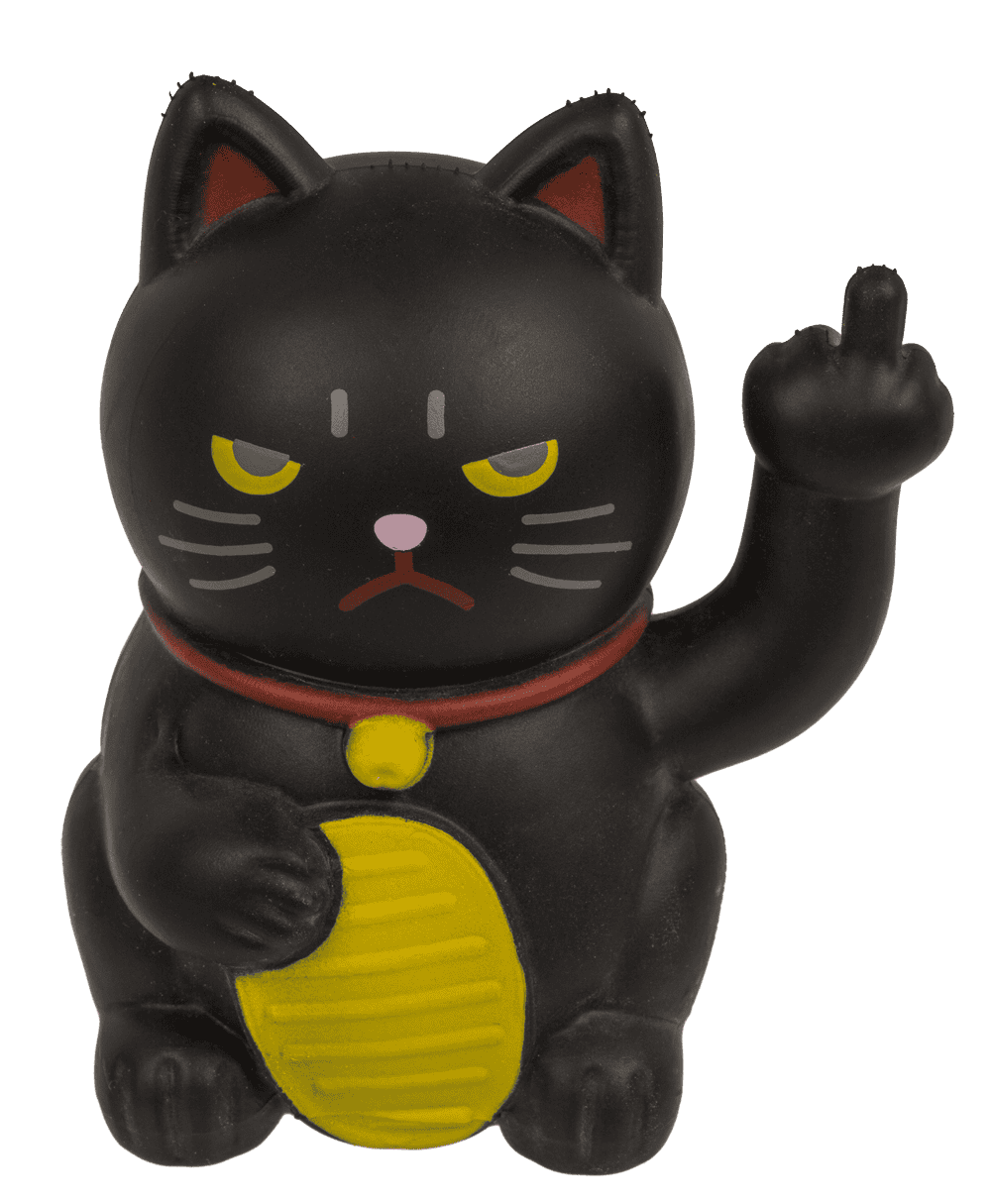 Anti stress toy, Angry Cat, 7,5 cm,