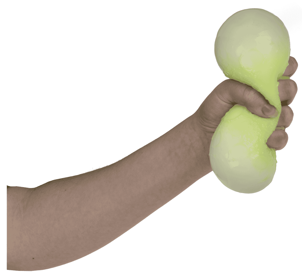 Anti stress ball, XL Moon, Glow in the Dark,
