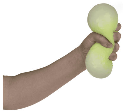 Anti stress ball, XL Moon, Glow in the Dark,