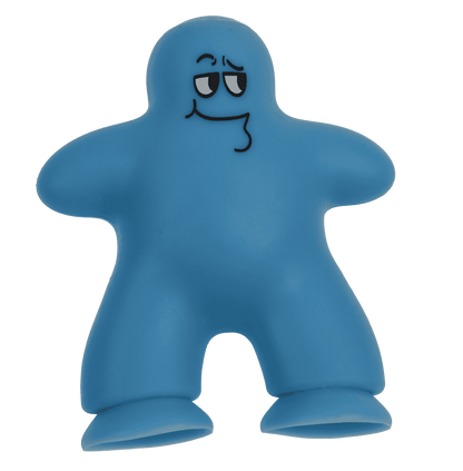 Hombre de ventosa, 4 colores surtidos, en blíster