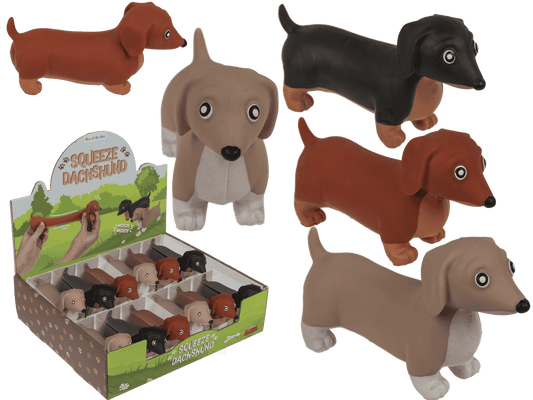 Squeeze Dachshund, with sand filling,
