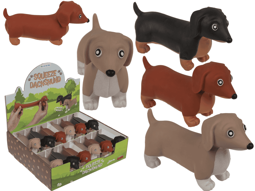 Squeeze Dachshund, with sand filling,