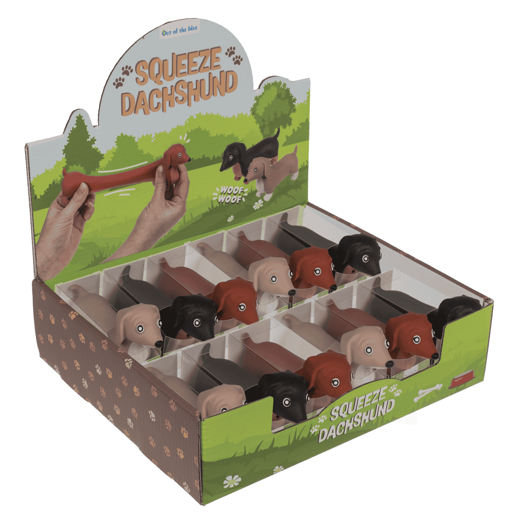 Squeeze Dachshund, with sand filling,
