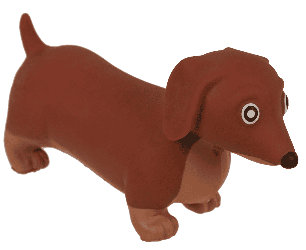 Squeeze Dachshund, with sand filling,