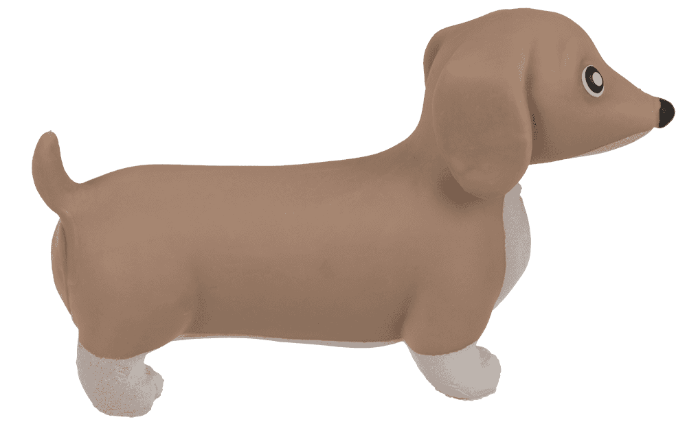 Squeeze Dachshund, with sand filling,