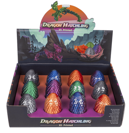 3D Printed Dragon with Egg