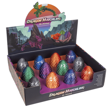 3D Printed Dragon with Egg