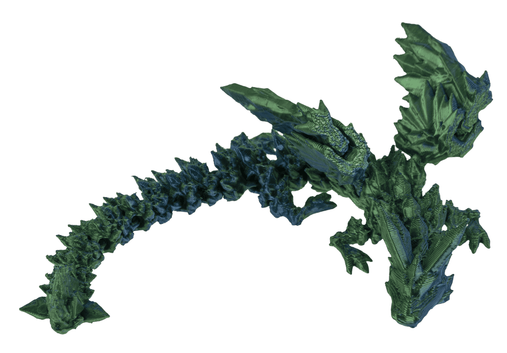 3D Printed Dragon with Egg