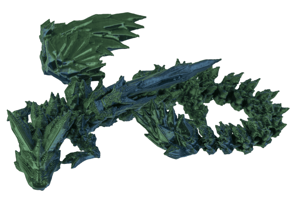 3D Printed Dragon with Egg