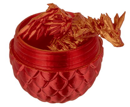 3D Printed Dragon with Egg