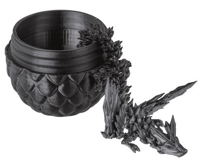 3D Printed Dragon with Egg