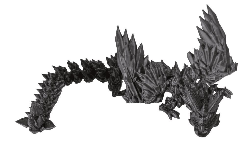 3D Printed Dragon with Egg