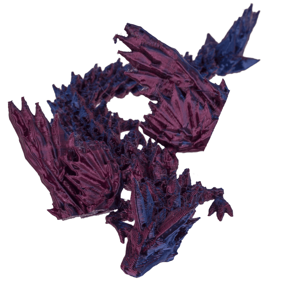 3D Printed Dragon with Egg