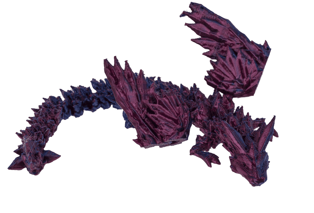 3D Printed Dragon with Egg