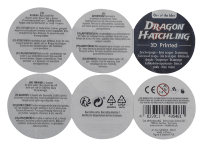 3D Printed Dragon with Egg