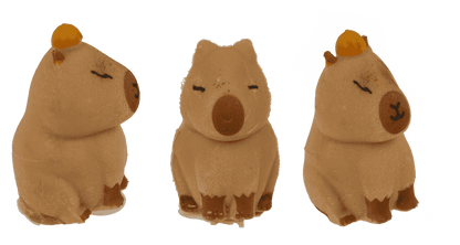 Hatching tree trunk, Capybara,