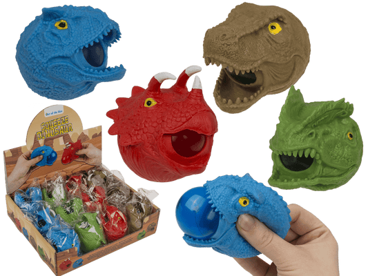 Squeeze Dinosaur, 6,5 x 8 cm,