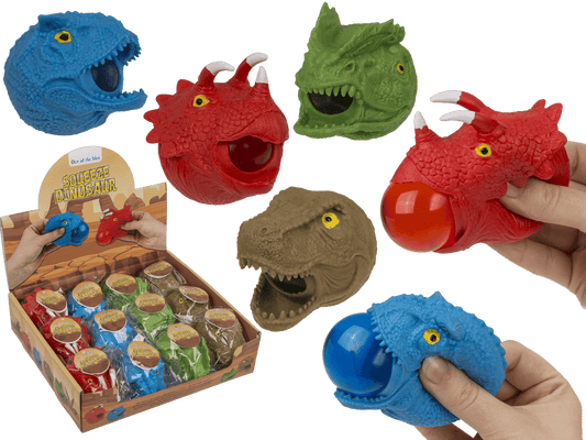 Squeeze Dinosaur, 6,5 x 8 cm,