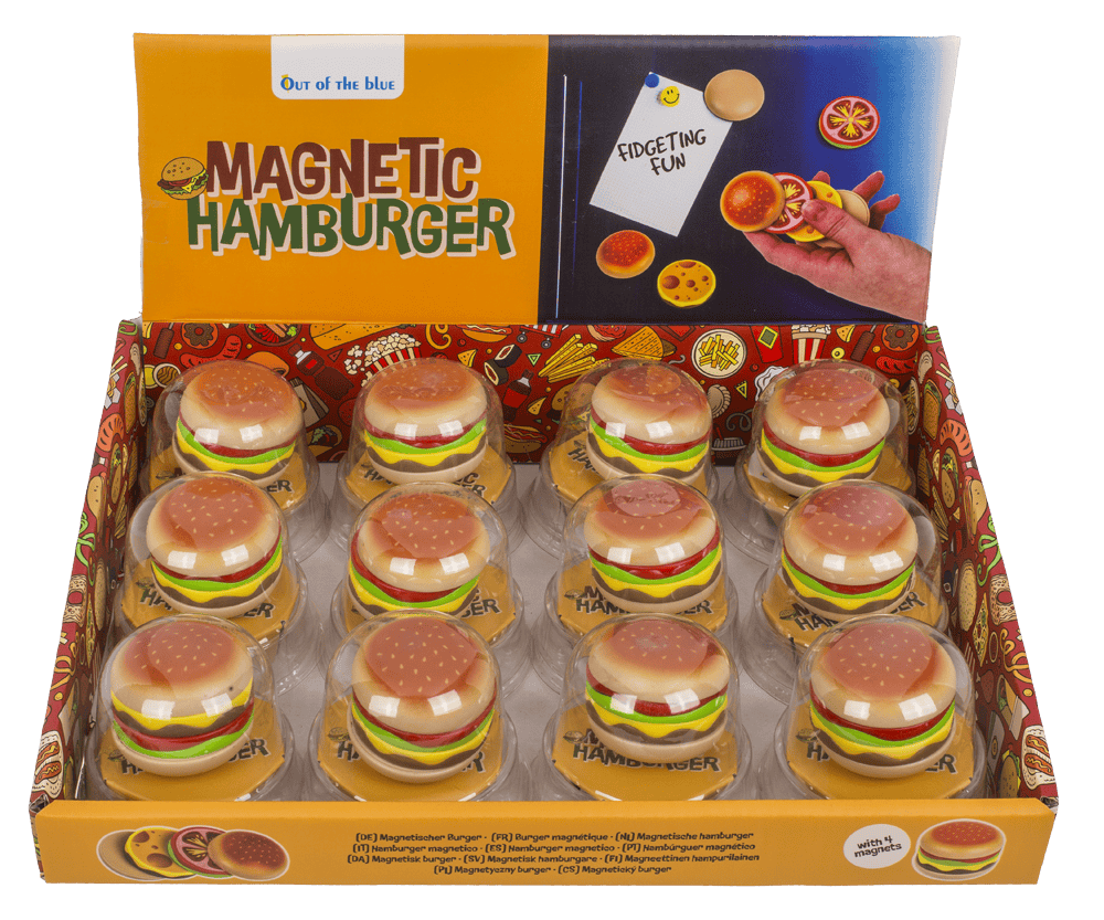 Magnetic Burger, 4 magnets, X cm,