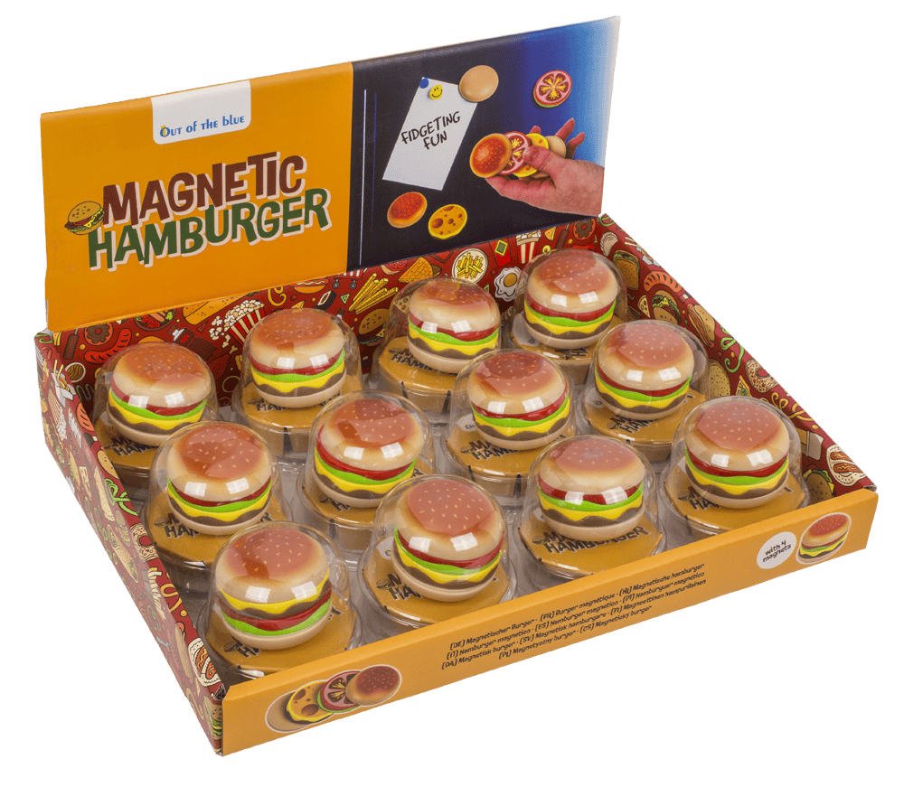 Magnetic Burger, 4 magnets, X cm,