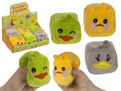 Plüsch-Squeeze Enten, 5,5 cm,
